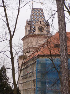 Brandýský zámek od města