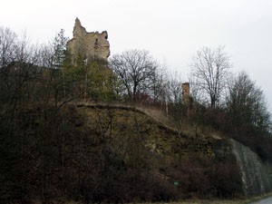 Dražice nad Jizerou, zřícenina hradu